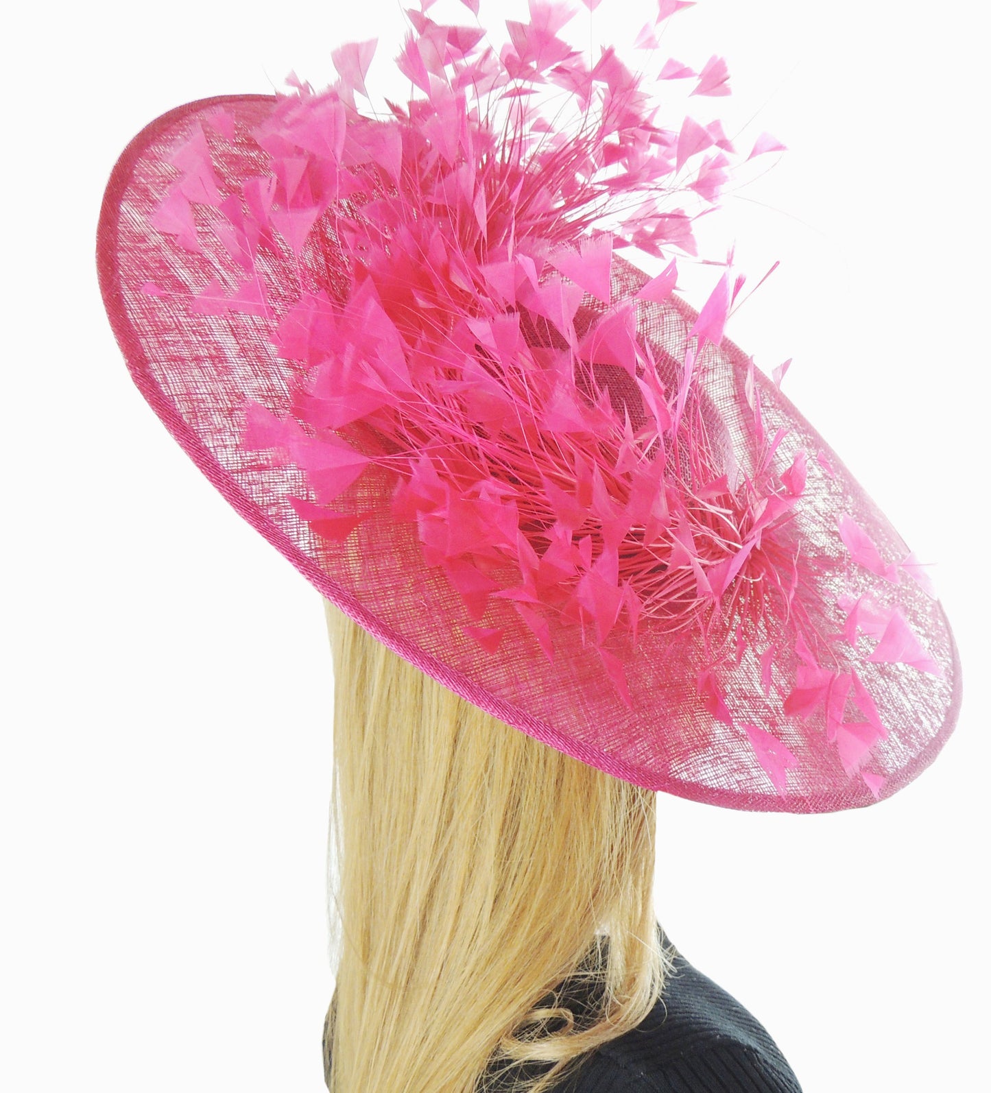 Laurie Large Ascot Disc Fascinator Hat