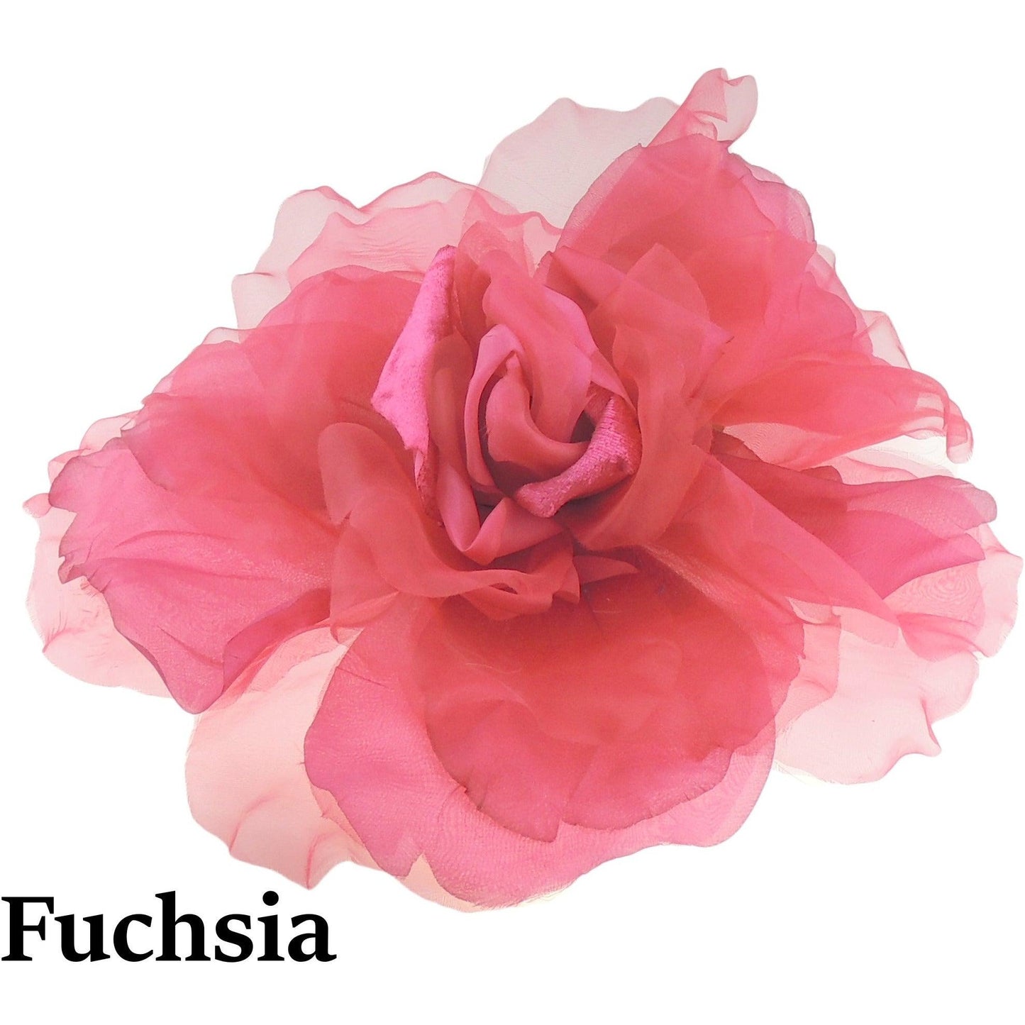 Catarina Feather Silk Flower Saucer Fascinator - Hats By Cressida
