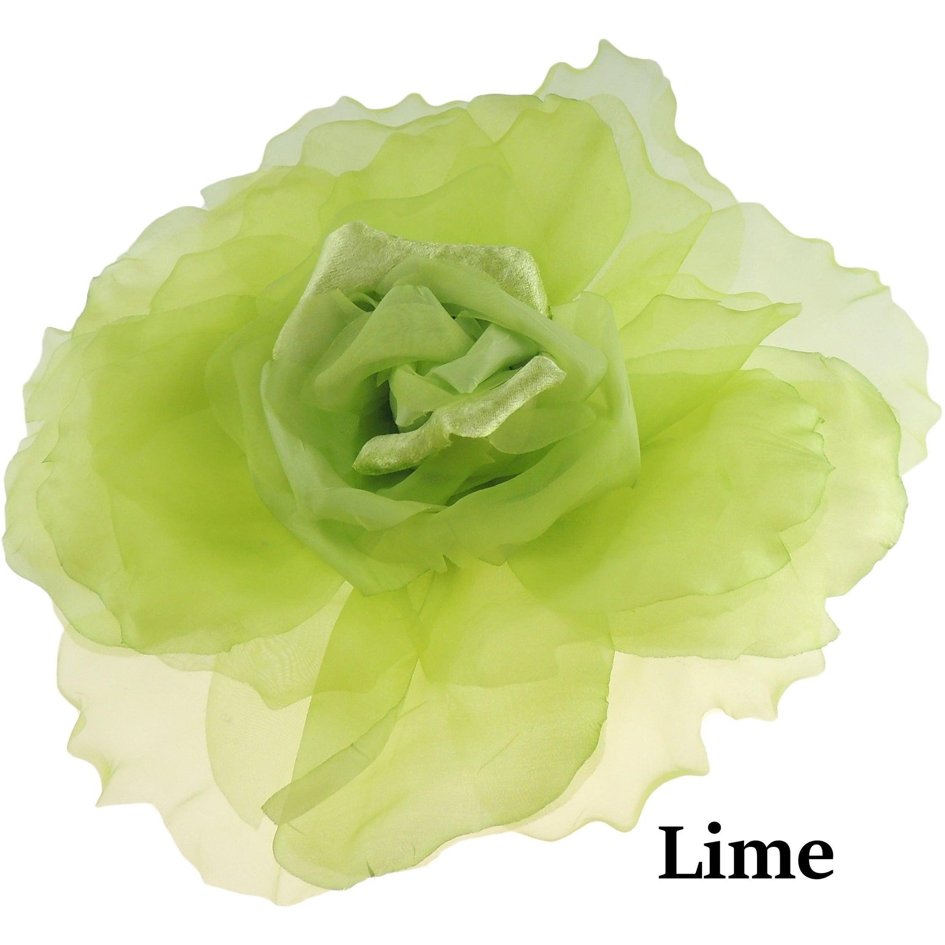 Ariel Feather Silk Flower Saucer Fascinator - Hats By Cressida