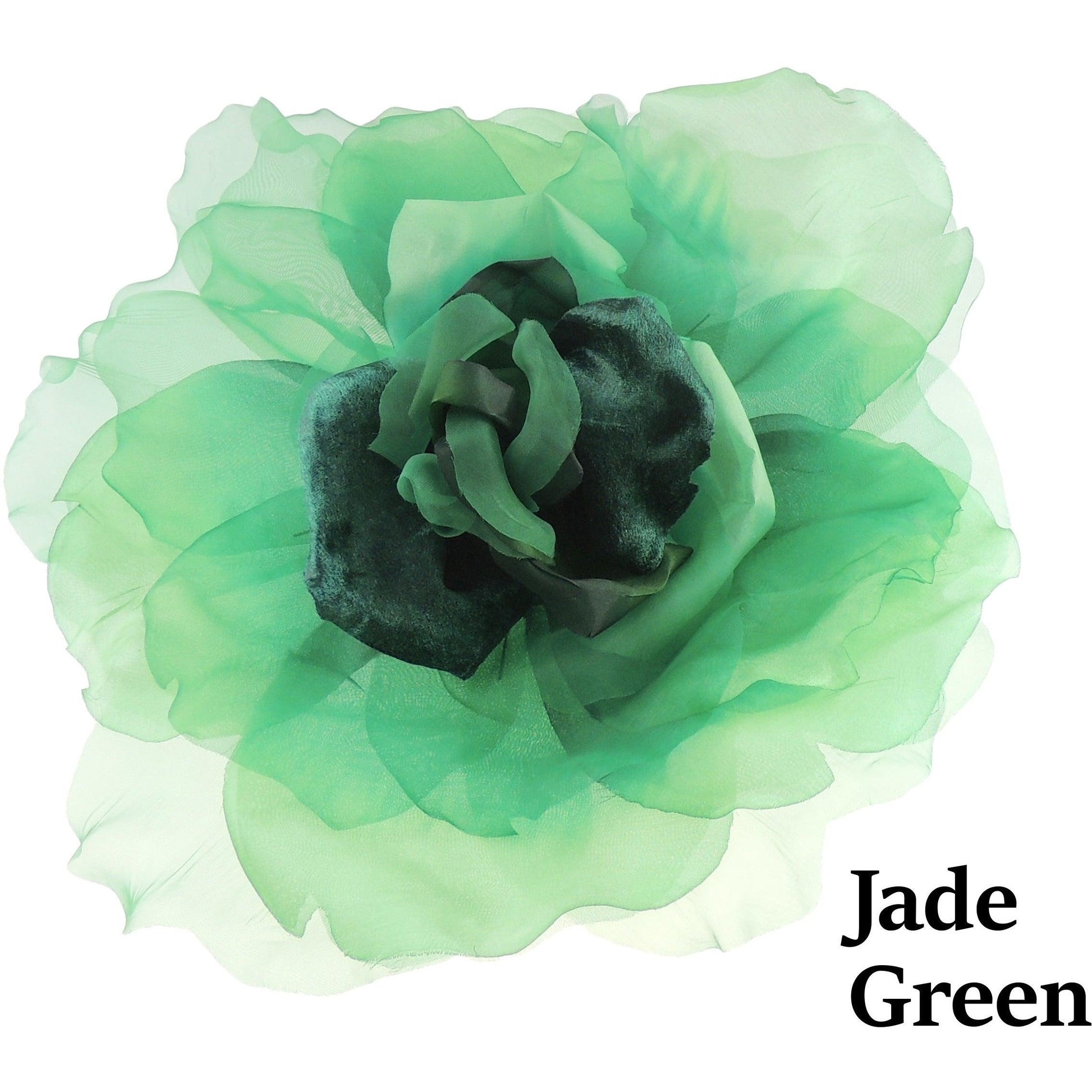 Catarina Feather Silk Flower Saucer Fascinator - Hats By Cressida