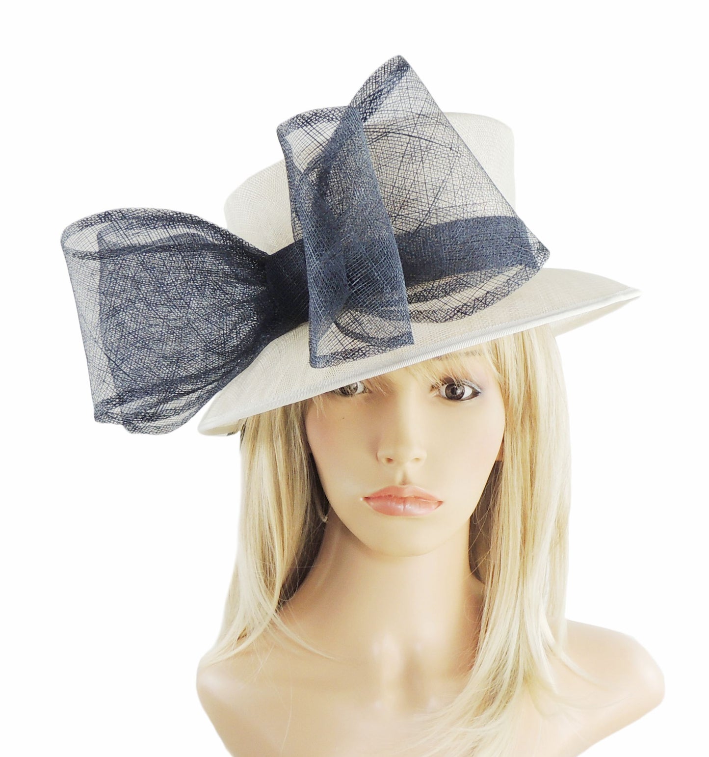 Small Marianne Bow Ascot Hat Many Colours - Hats By Cressida