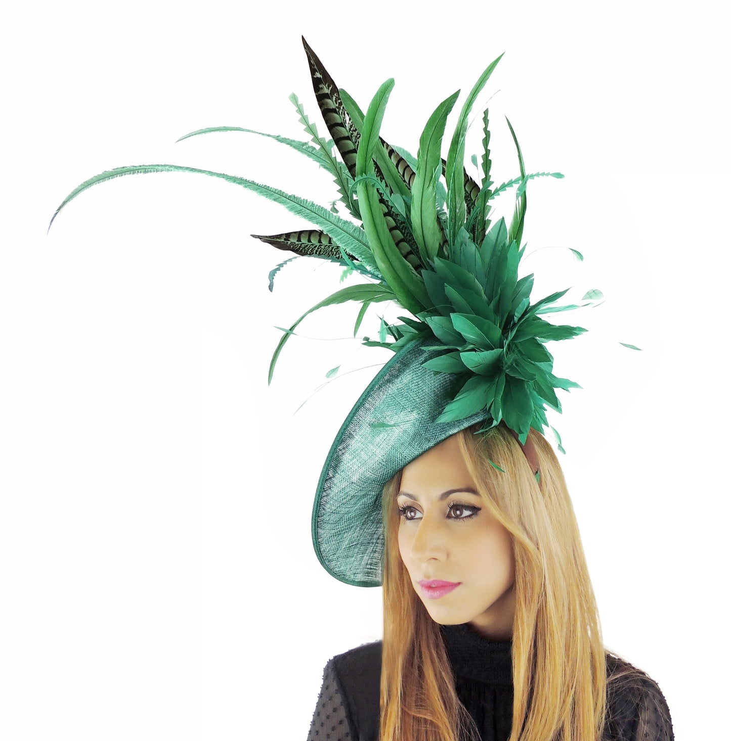 Caithness Large Statement Ascot Fascinator Hat - Hats By Cressida