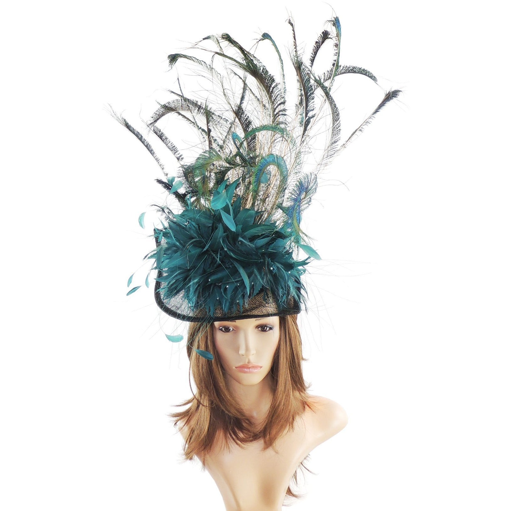 Juliet Peacock Fascinator Hat - Hats By Cressida