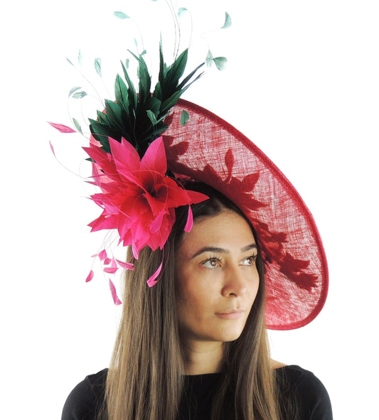 Marietta Embroidered Kentucky Derby Fascinator - Hats By Cressida